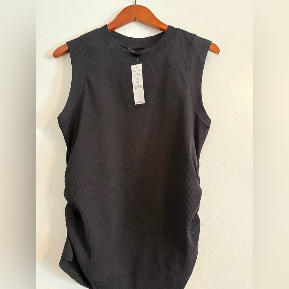 White House Black Market Sleeveless Black Tank Top - Picture 2 of 5